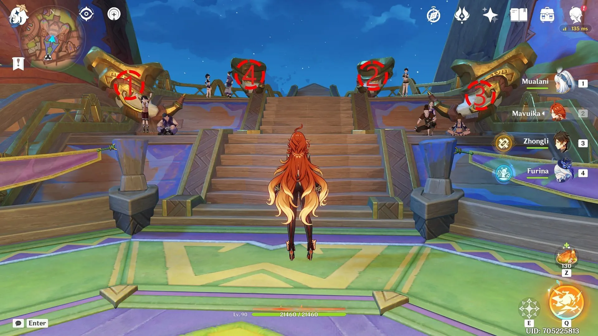 The order to play the horns