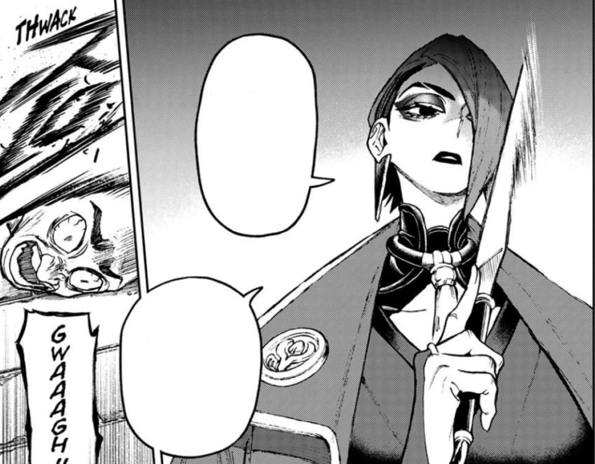 Kyoka, as seen in the chapter (Image via Kodansha) Kyoka, as seen in the chapter (Image via Kodansha)
