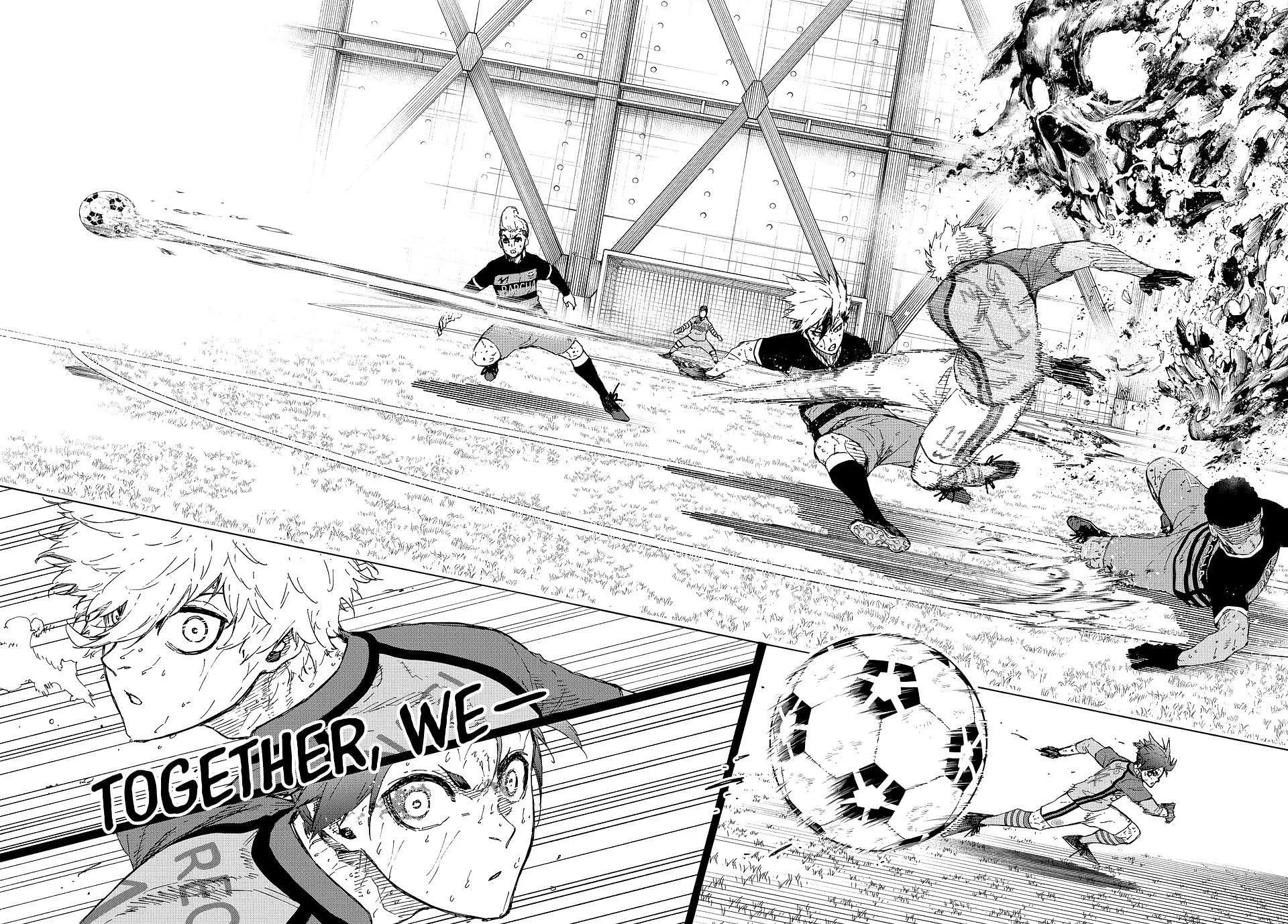 Seishiro Nagi and Reo Mikage in Blue Lock manga (Image via Kodansha) Seishiro Nagi and Reo Mikage in Blue Lock manga (Image via Kodansha)