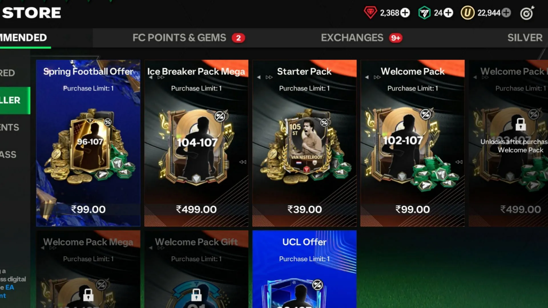 Best Seller EA FC Mobile Pitch Beats packs