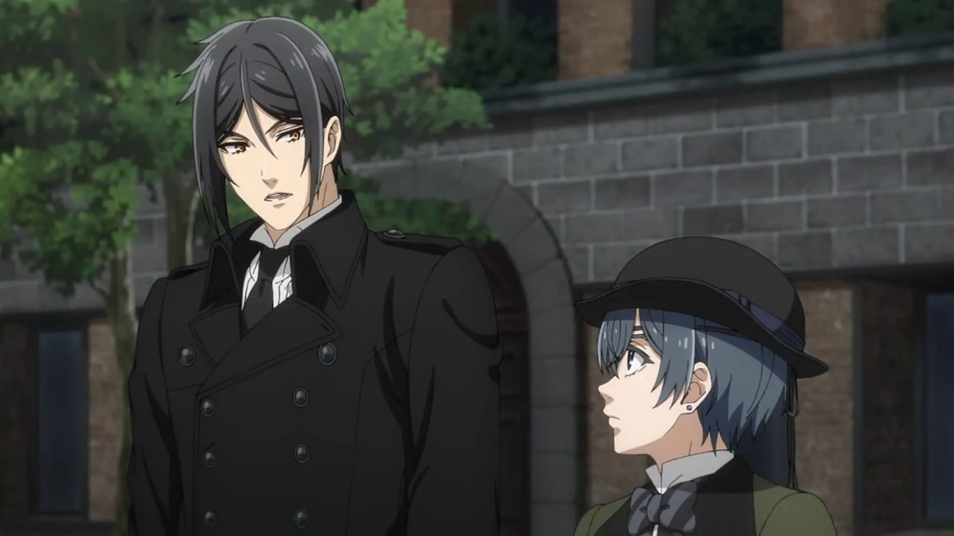 Ciel and Sebastian, as seen in the episode (Image via Cloverworks)