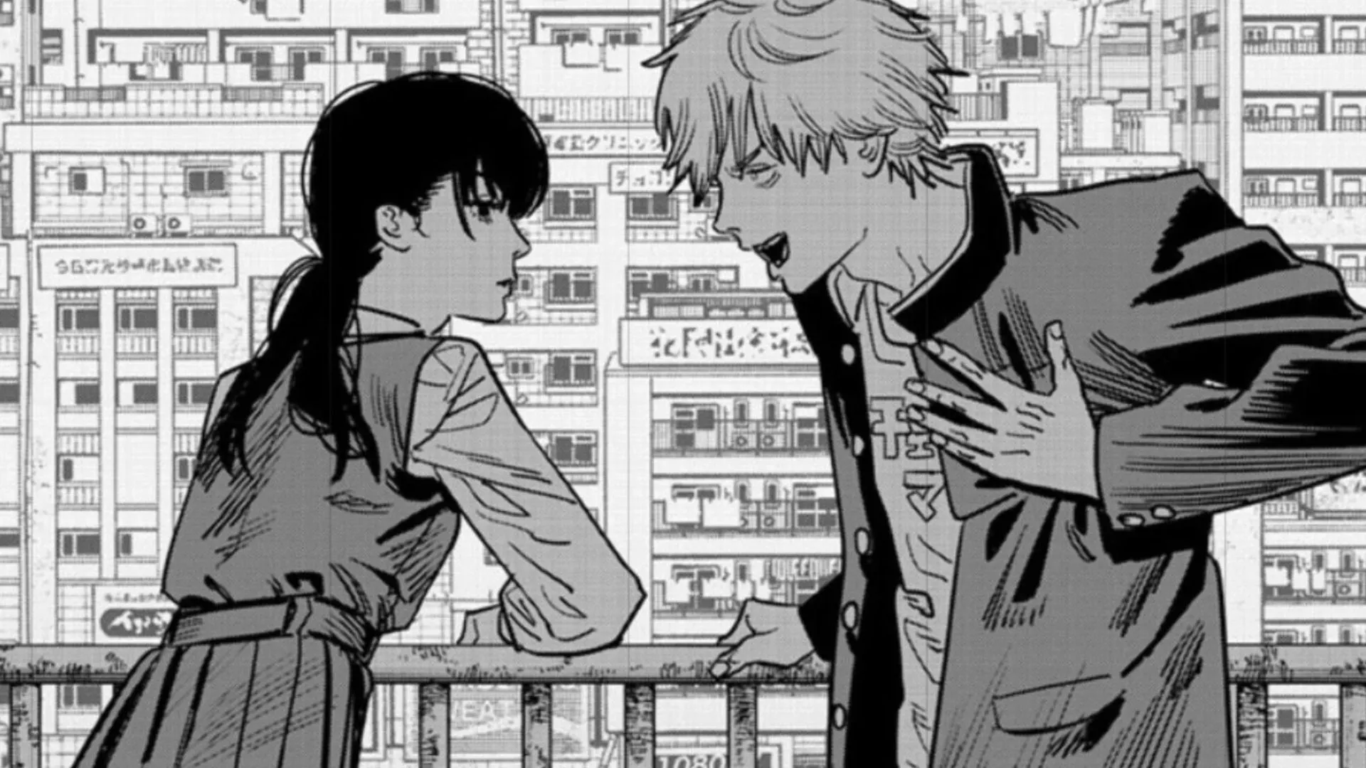 Denji and Asa as seen in manga (Image via Shueisha) Denji and Asa as seen in manga (Image via Shueisha)