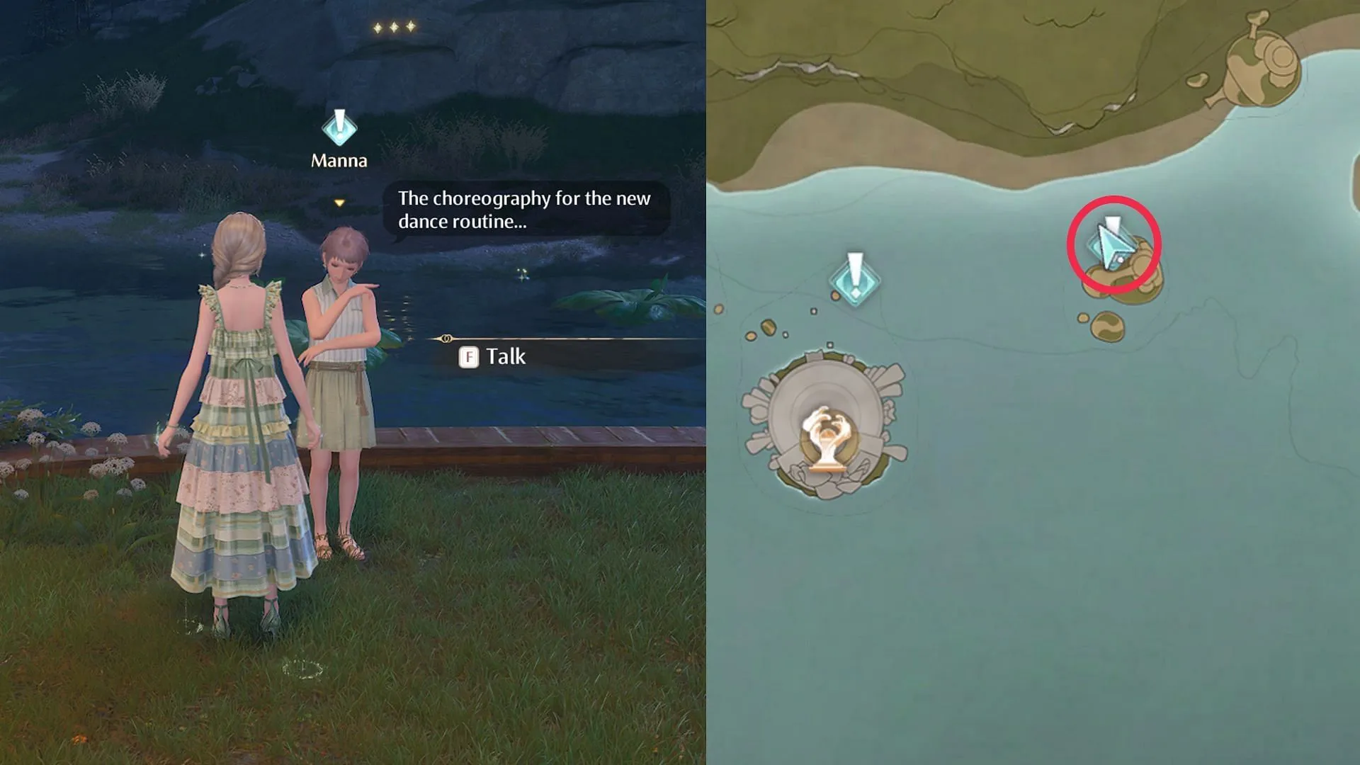 Shiny New Dance Steps quest location Shiny New Dance Steps quest location