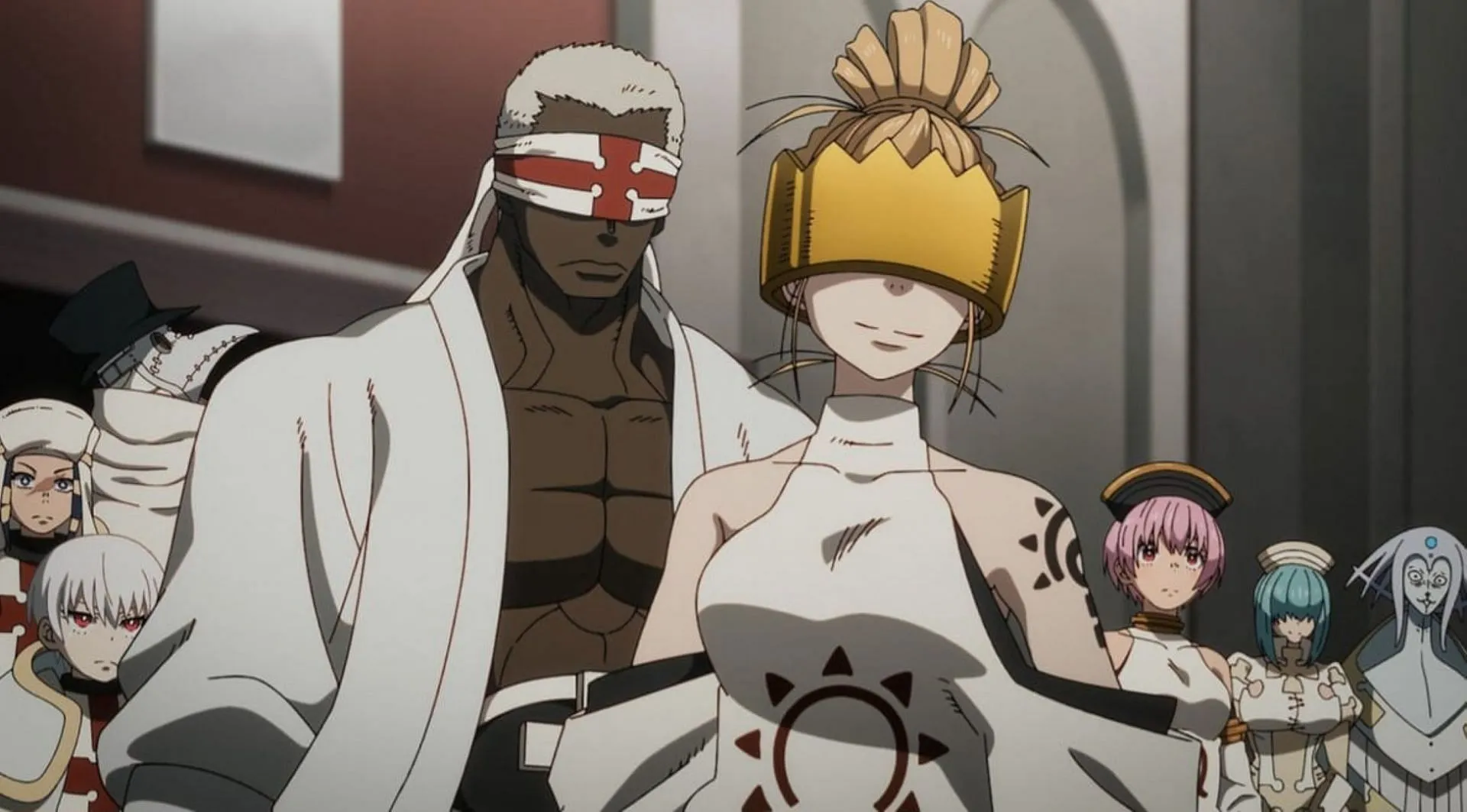 Members of the White-Clad in the preview image (Image via David Productions)
