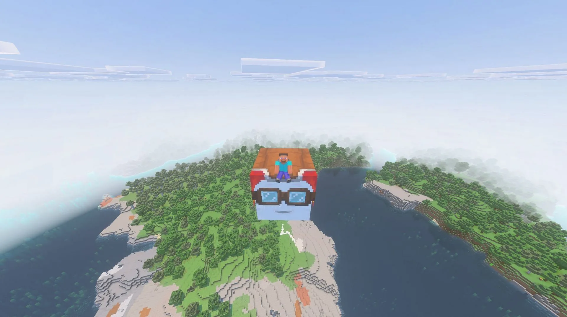Happy ghasts could receive a speed boost when flying at high altitudes