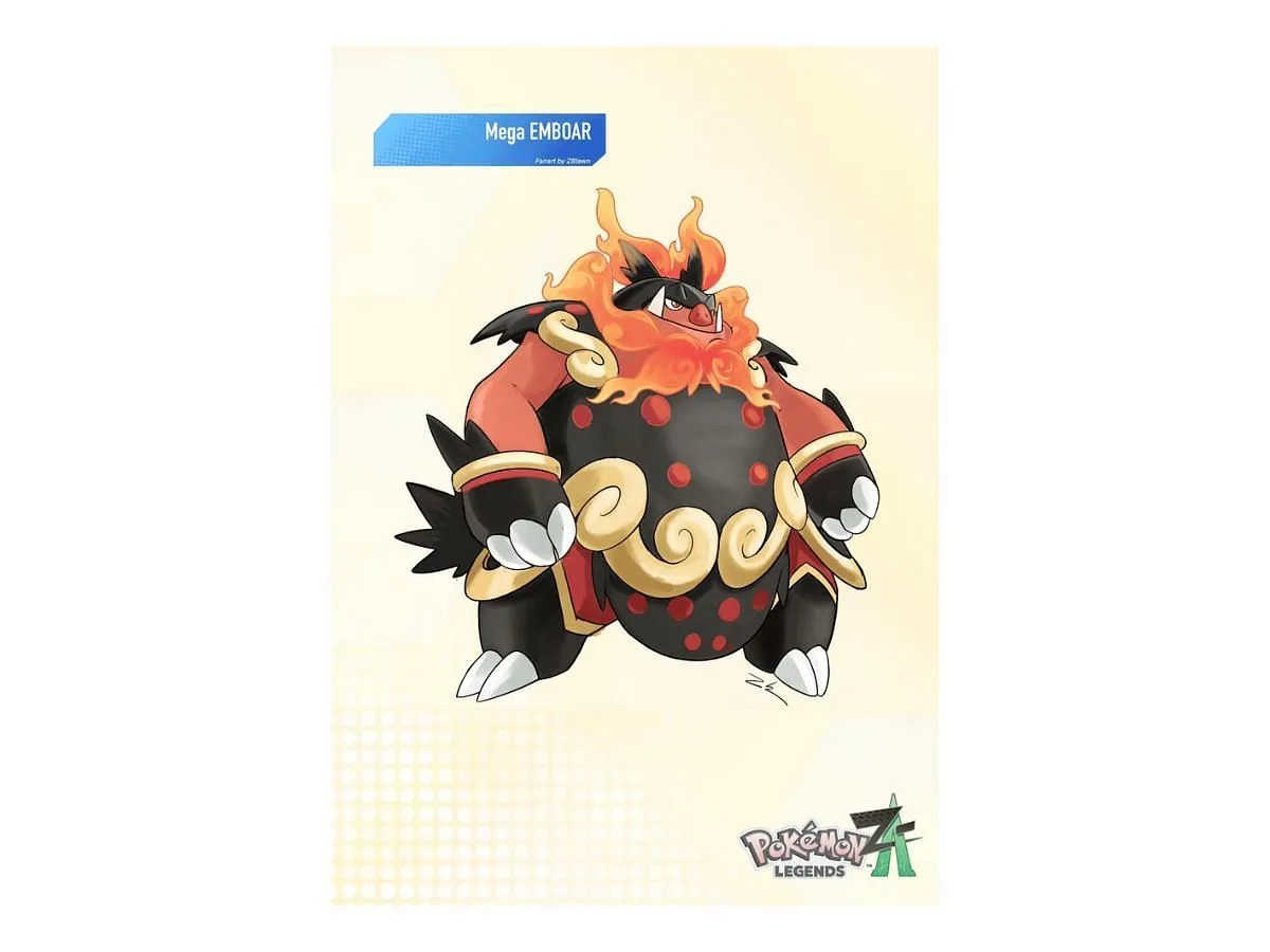 Mega Emboar by @blawn_z on X (Image via X/@ZBlawn)