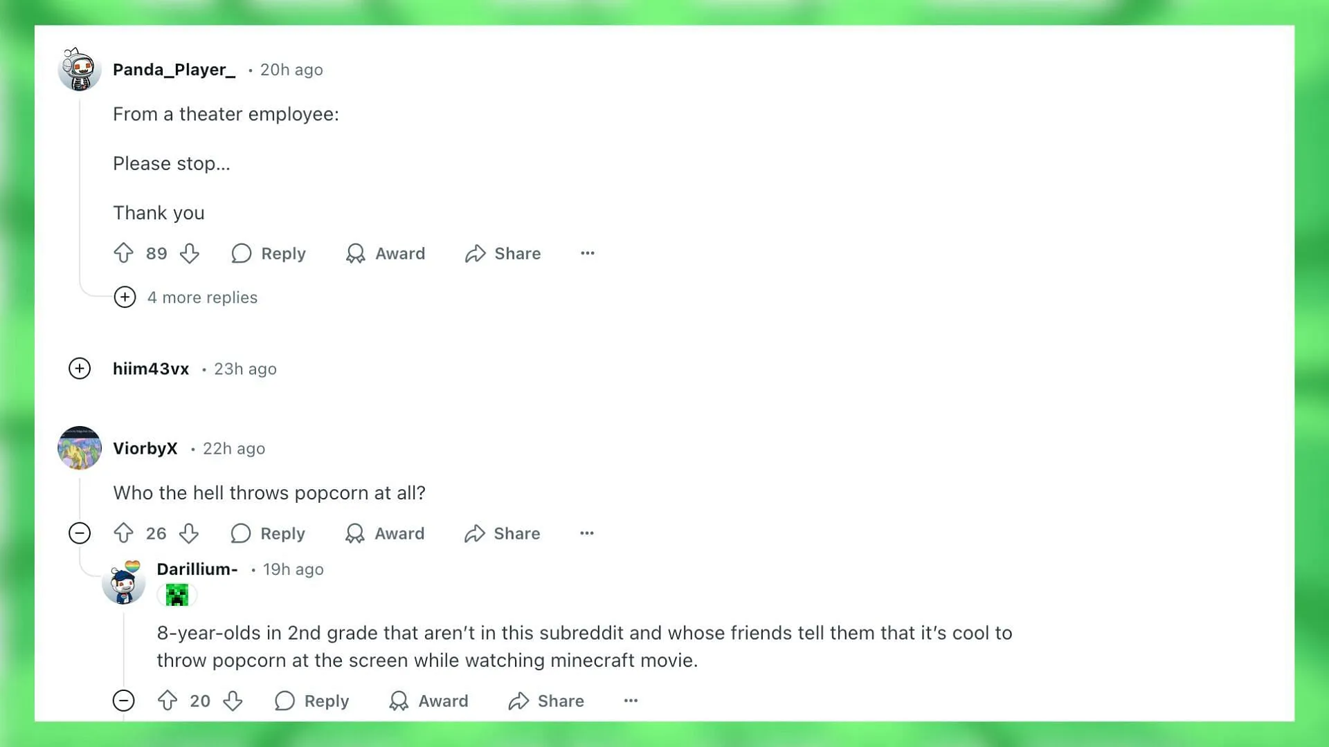 Redditors react to the post (Image via Reddit) Redditors react to the post (Image via Reddit)