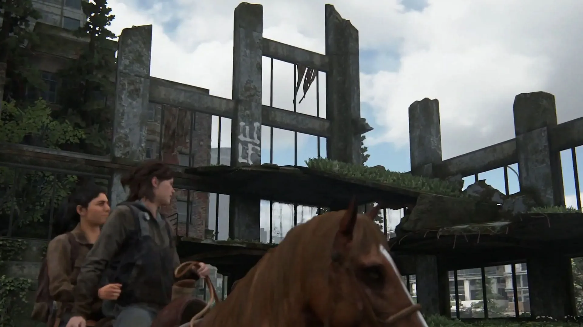 Ruined Building in The Last of Us Part 2 (Image via Naughty Dog)