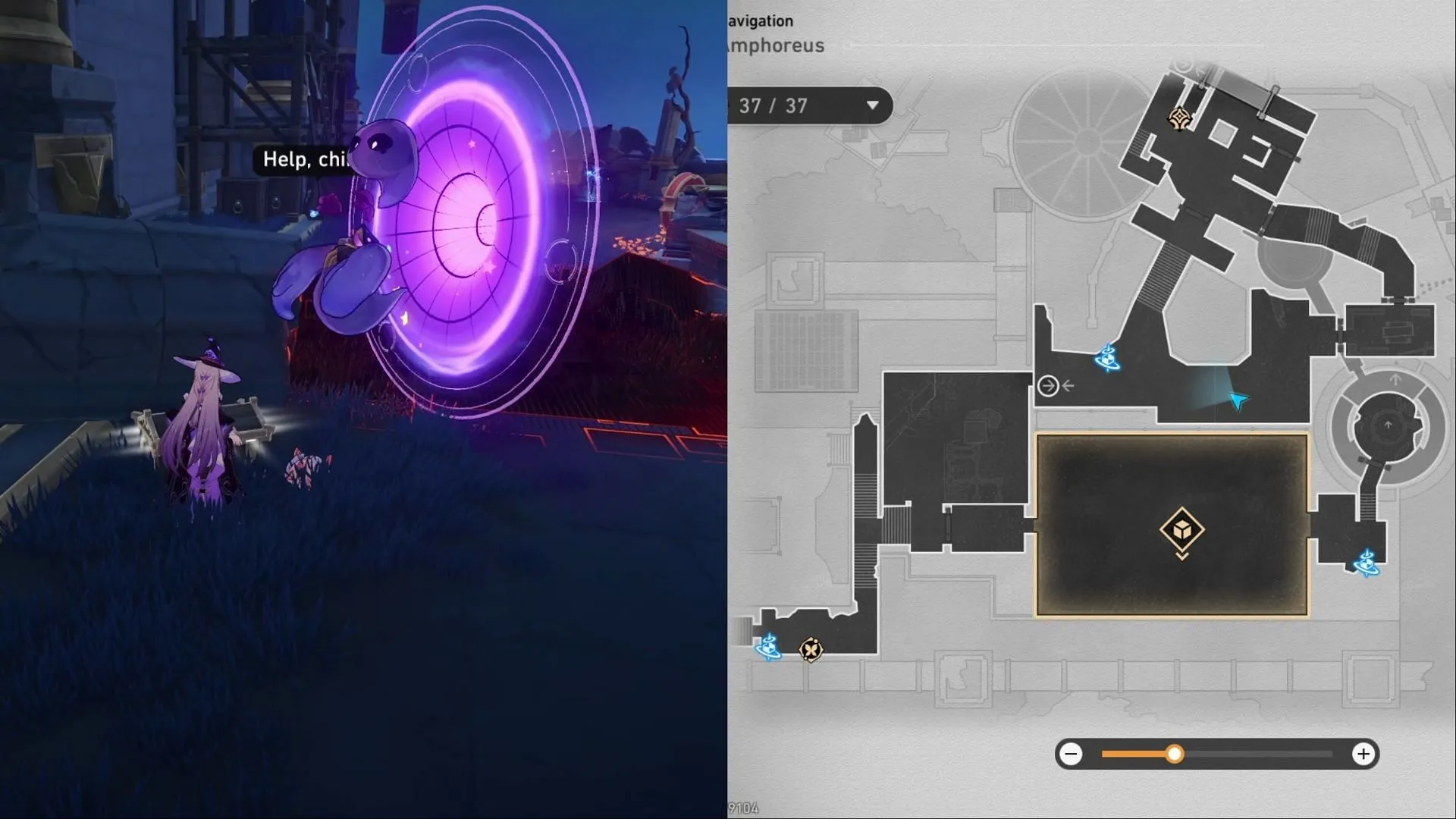 Second Spirithief location (Image via HoYoverse)