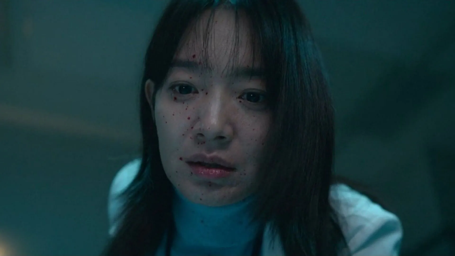Shin Min-a in Karma (Image via Netflix) Shin Min-a in Karma (Image via Netflix)