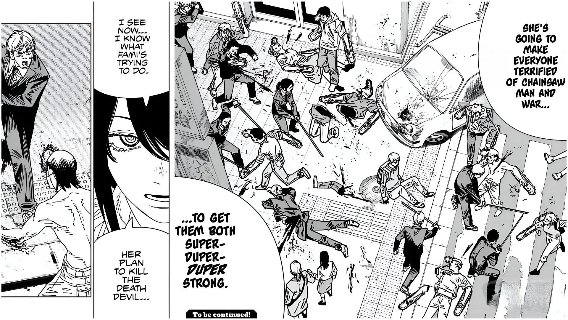 A still from Chainsaw Man chapter 198 Manga (Image via Shueisha)