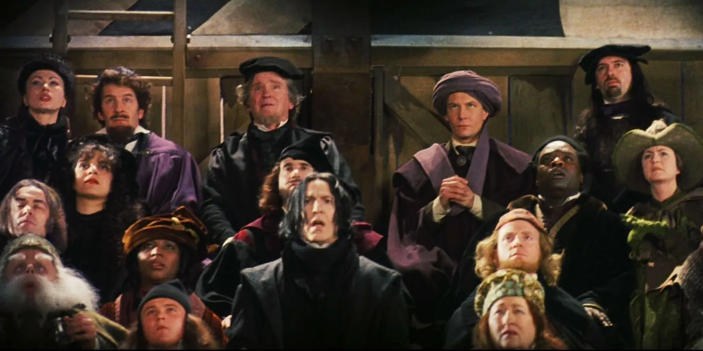 Snape at a Quidditch Match
