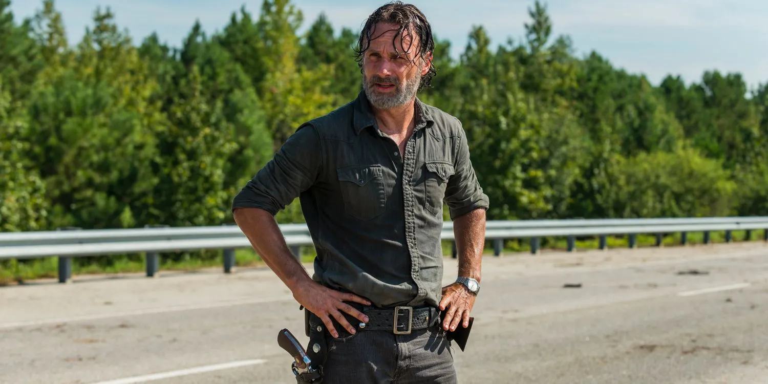 Andrew Lincoln as Rick Grimes in The Walking Dead Season 7 Andrew Lincoln as Rick Grimes in The Walking Dead Season 7