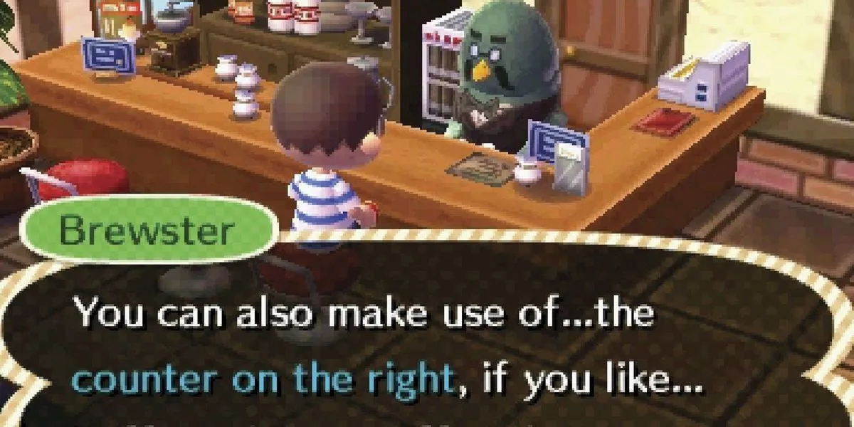 Animal Crossing Brewster at The Roost Animal Crossing Brewster at The Roost