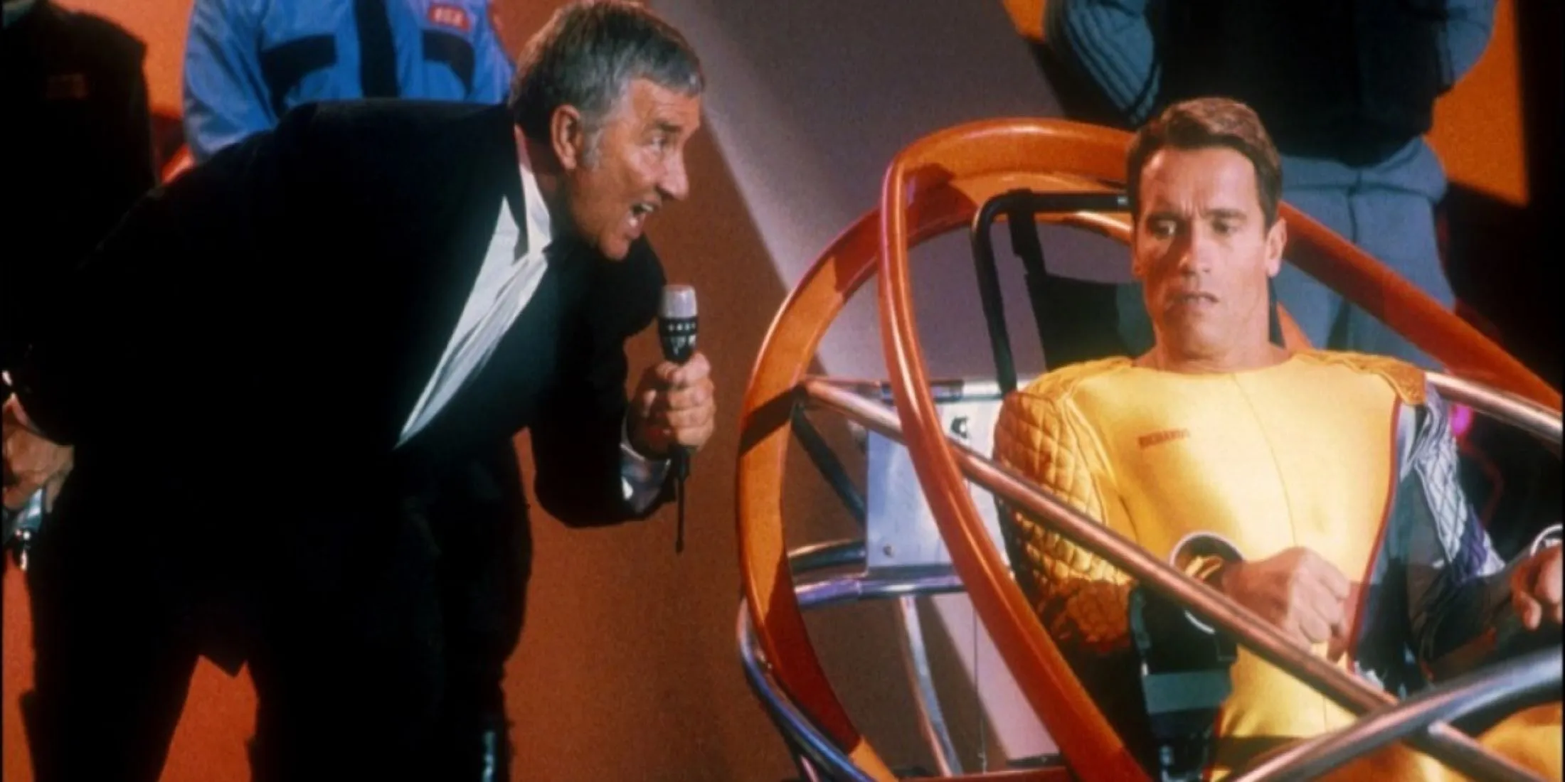 Arnold Schwarzenegger in The Running Man Arnold Schwarzenegger in The Running Man