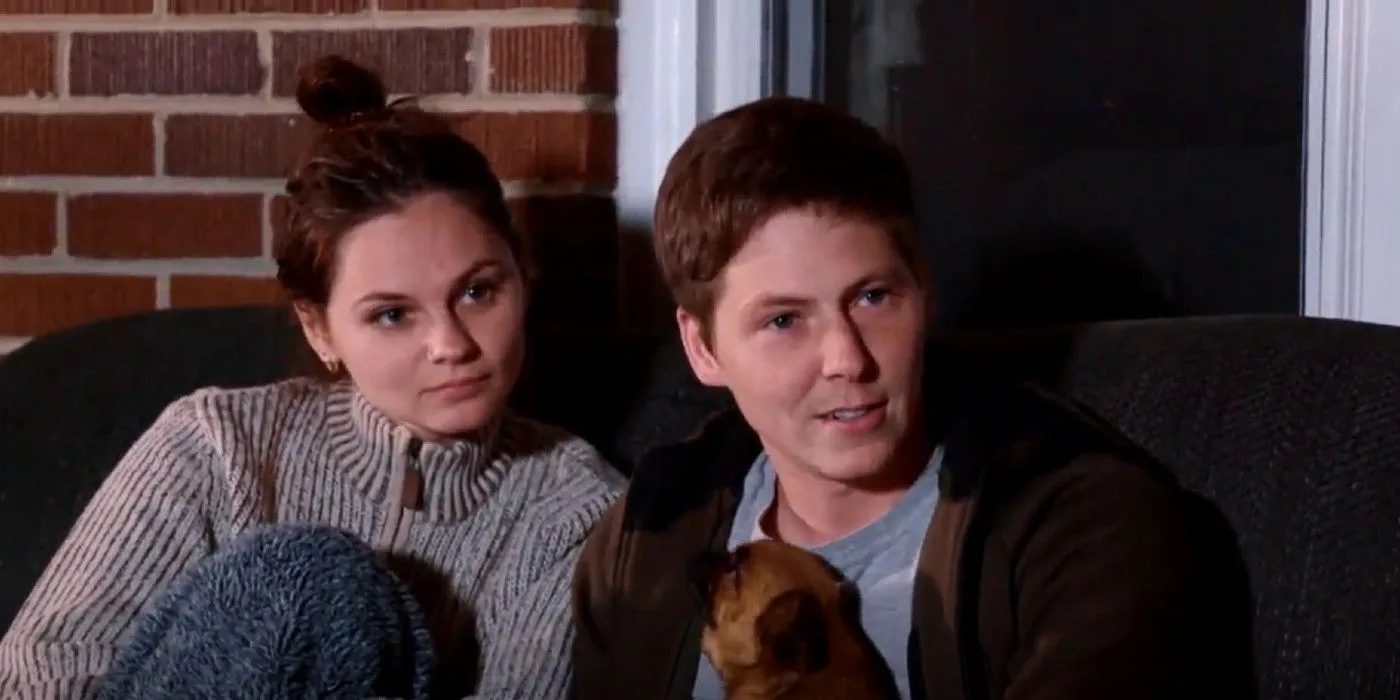 Julia Trubkina and Brandon Gibbs enjoying their time together
