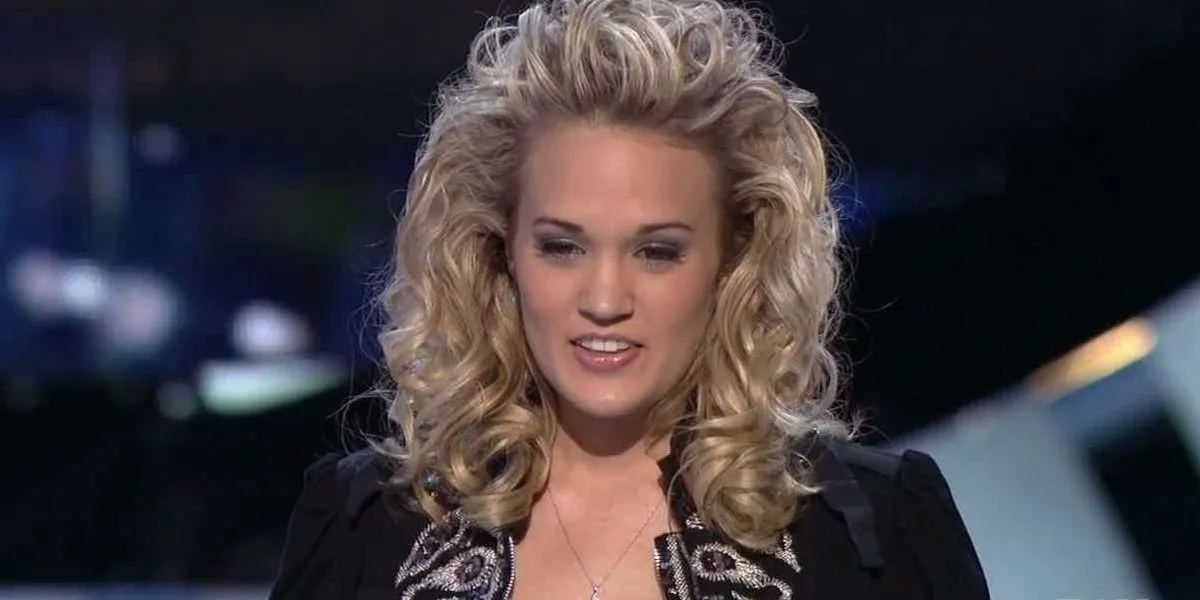 Carrie Underwood performs on American Idol. Carrie Underwood performs on American Idol.