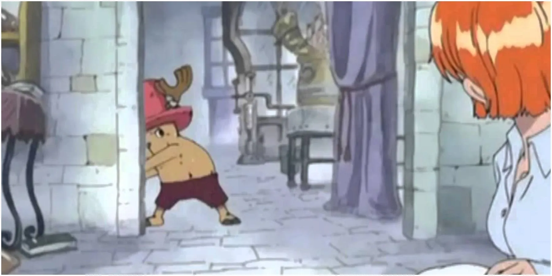 Chopper Trying To Hide From Nami Chopper Trying To Hide From Nami