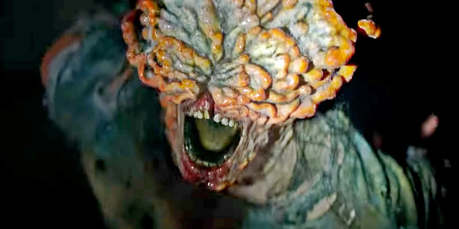 Clicker screaming from HBO's The Last of Us Clicker screaming from HBO's The Last of Us