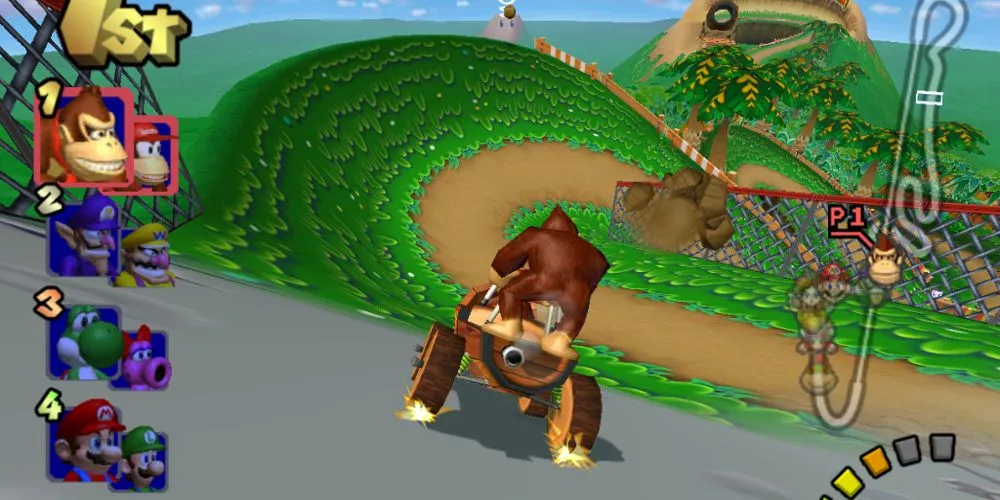 DK Mountain in Double Dash DK Mountain in Double Dash
