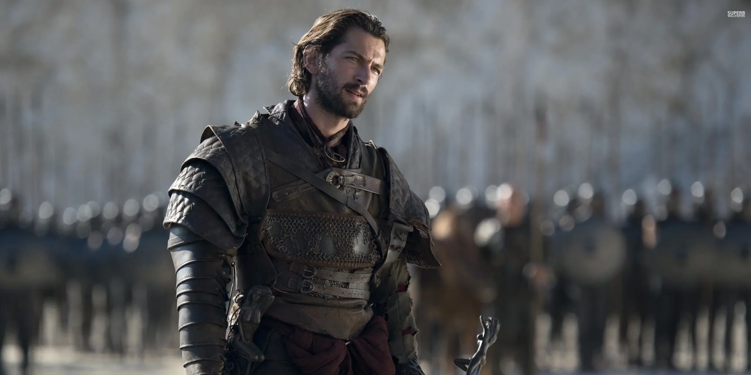 Daario Naharis commanding an army in Game of Thrones Daario Naharis commanding an army in Game of Thrones