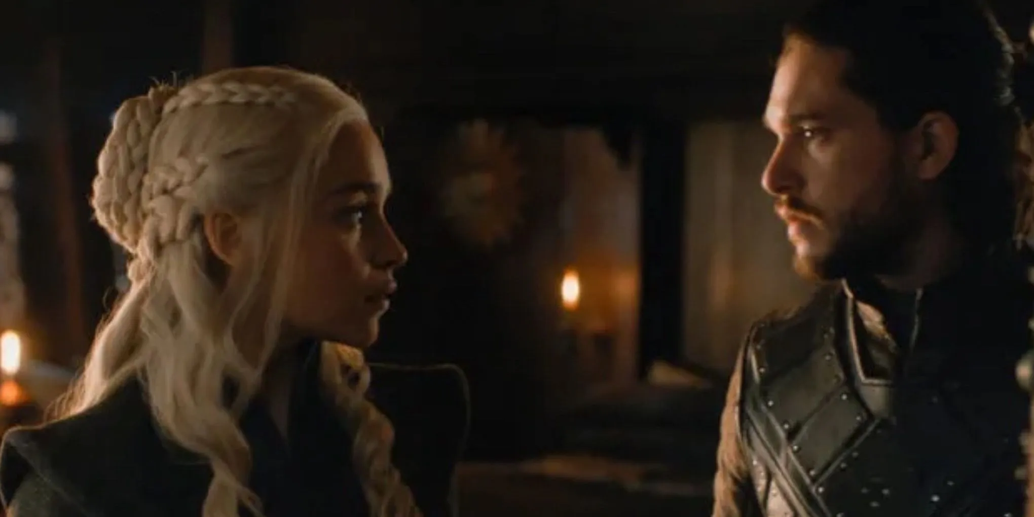 Daenerys Targaryen and Jon Snow in The Dragon and The Wolf Daenerys Targaryen and Jon Snow in The Dragon and The Wolf