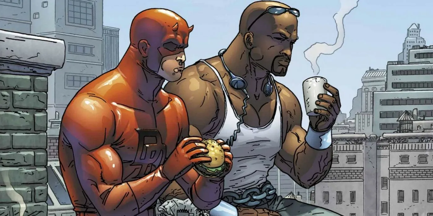 Daredevil and Luke Cage Daredevil and Luke Cage