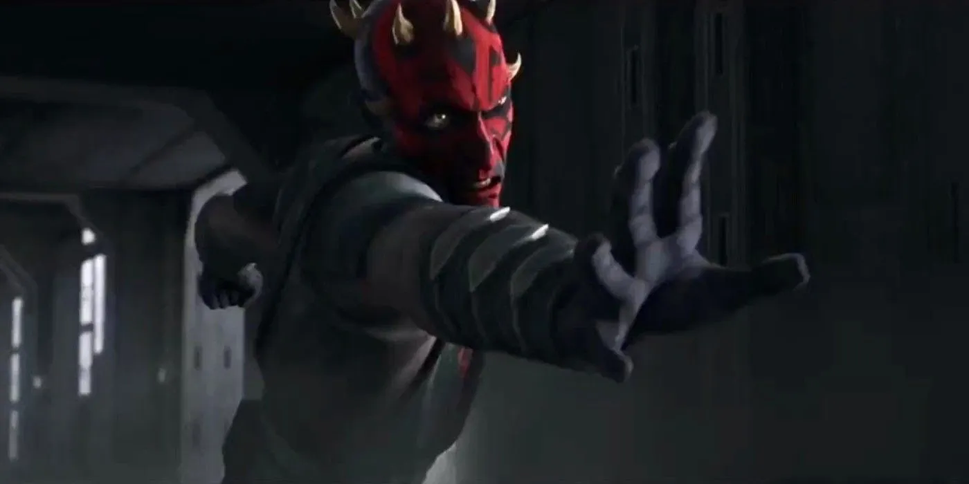 Darth Maul hallway scene