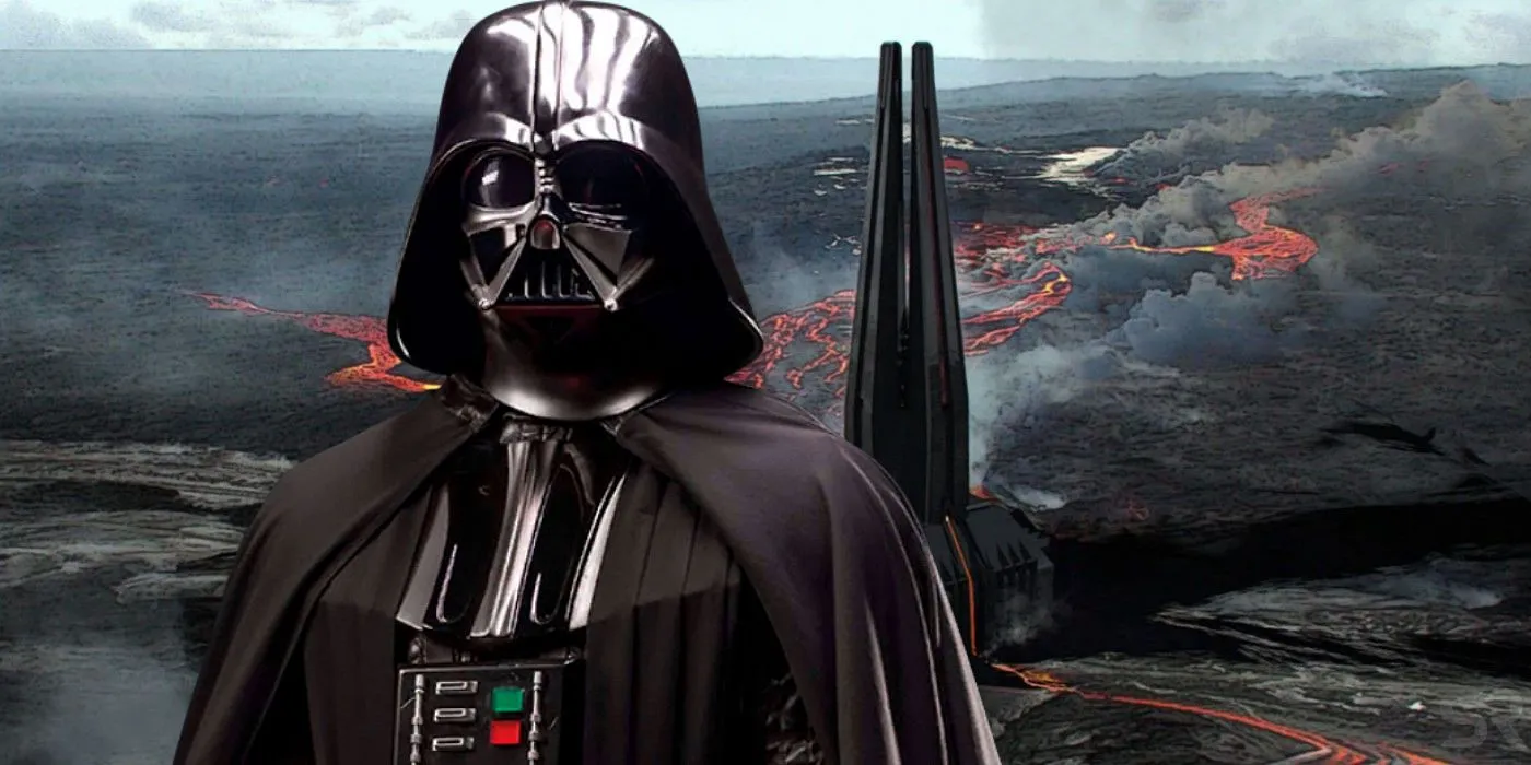 Darth Vader on Mustafar Darth Vader on Mustafar