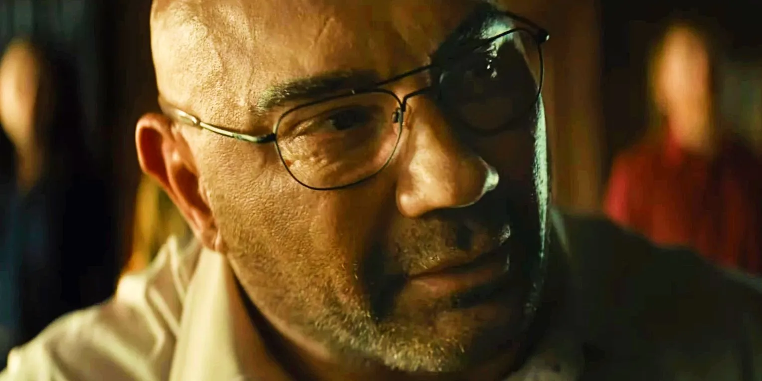 Dave Bautista in Knock at the Cabin Dave Bautista in Knock at the Cabin
