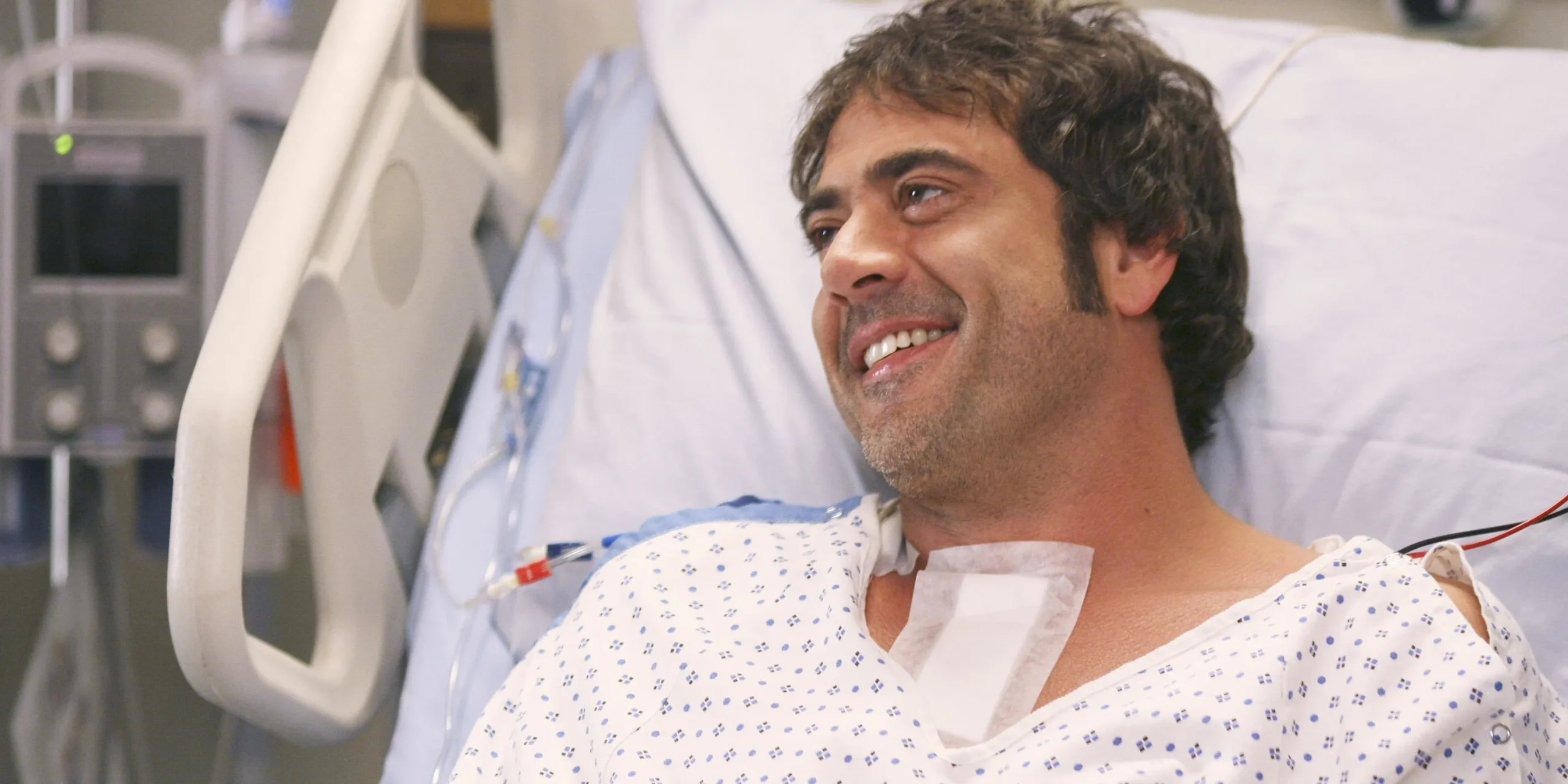 Denny Duquette flirts with Izzie after waking up from a coma in Grey's Anatomy Denny Duquette flirts with Izzie after waking up from a coma in Grey's Anatomy