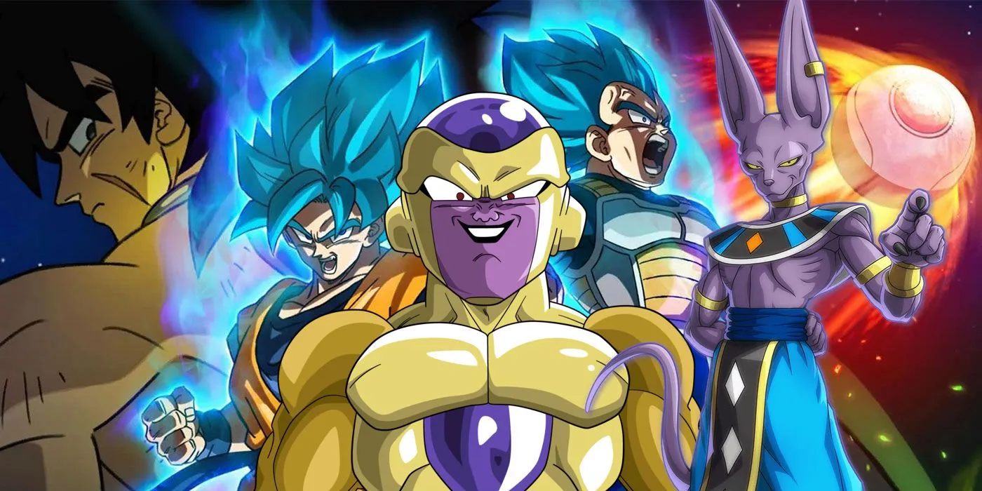 Golden Frieza alongside Beerus