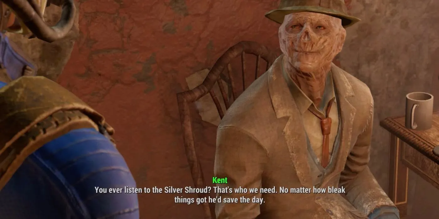 Kent Connolly as Silver Shroud Kent Connolly as Silver Shroud