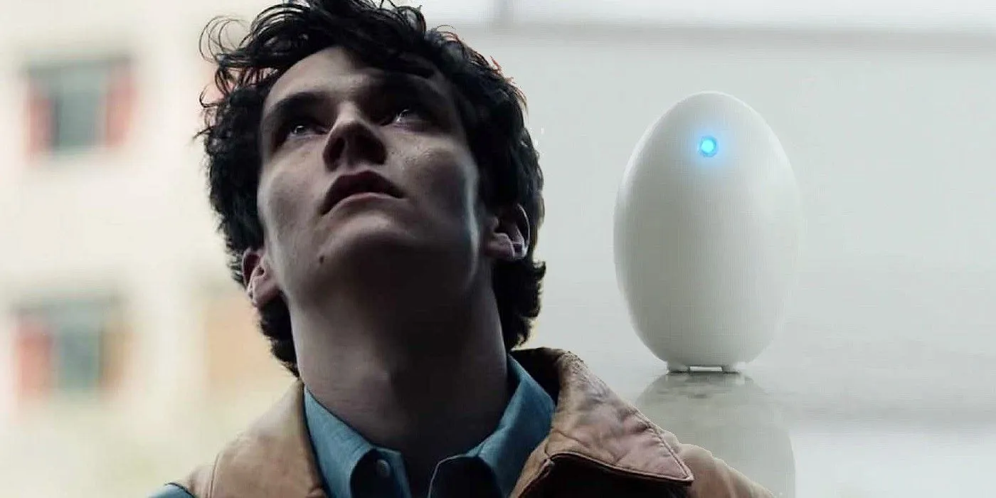 Charlie Brooker looking up in Black Mirror Bandersnatch Charlie Brooker looking up in Black Mirror Bandersnatch