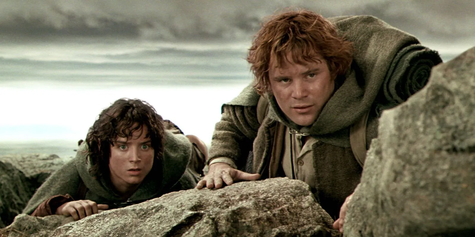 Frodo and Sam at the Black Gates