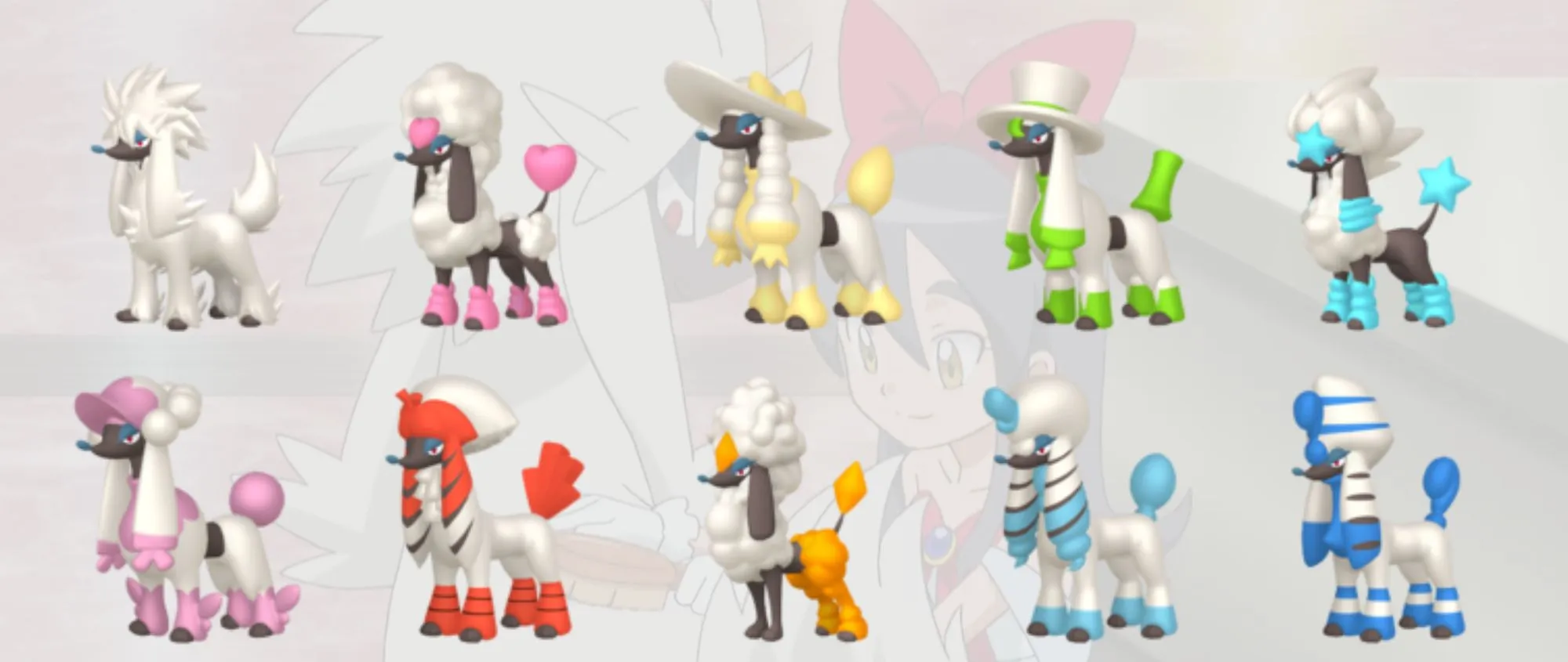 Furfrou Forms Furfrou Forms