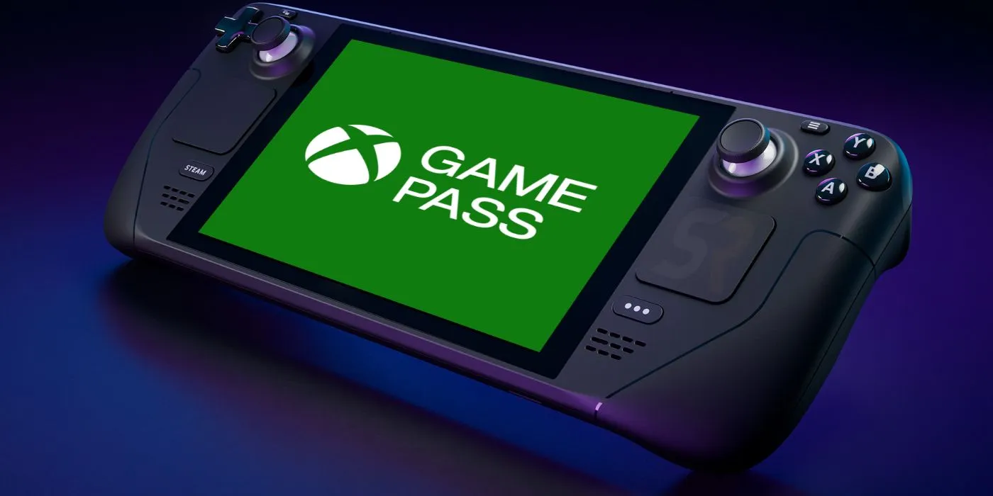 Game Pass Logo Screen on a Steam Deck Game Pass Logo Screen on a Steam Deck