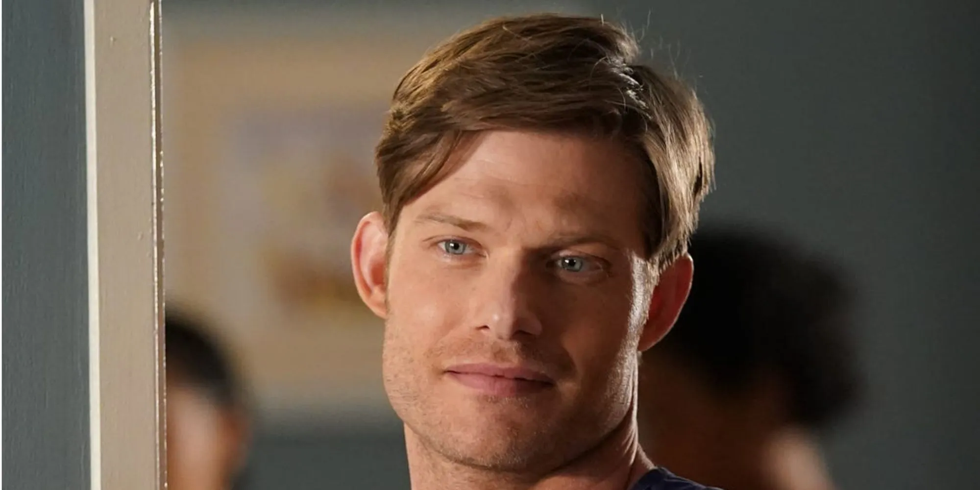 Atticus Lincoln with a smug smile on Grey's Anatomy