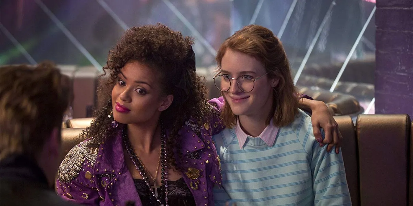Gugu Mbatha-Raw and Mackenzie Davis in Black Mirror episode San Junipero Gugu Mbatha-Raw and Mackenzie Davis in Black Mirror episode San Junipero