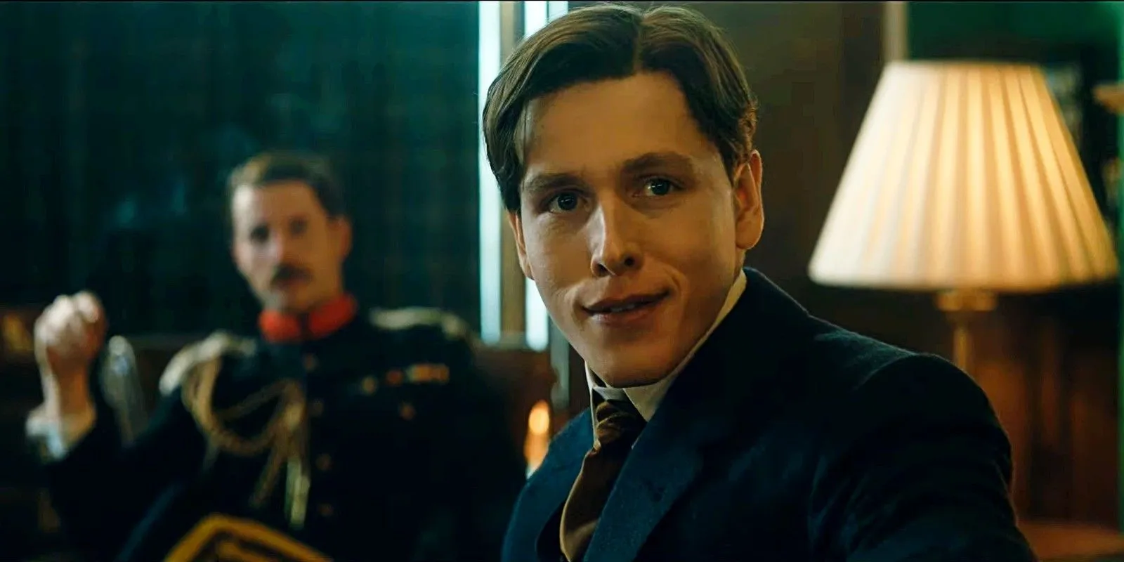 Harris Dickinson as Conrad Oxford in The King's Man