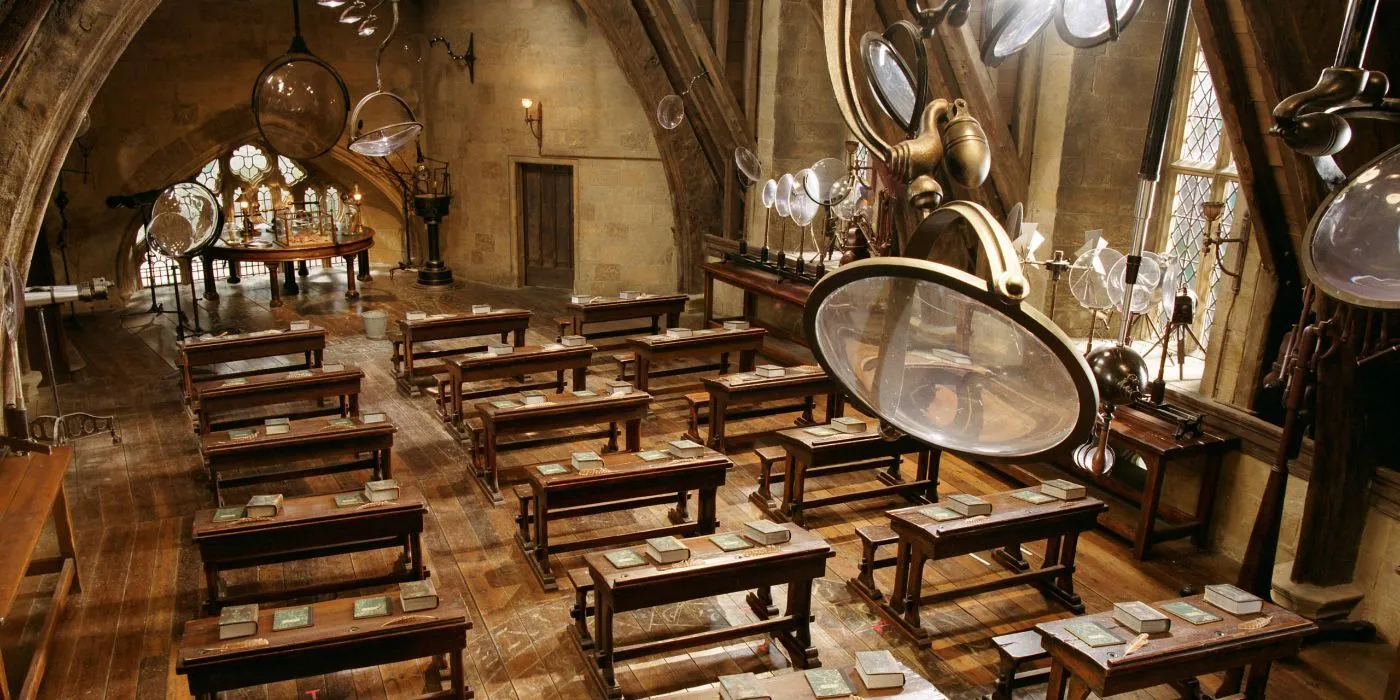 A Hogwarts Classroom A Hogwarts Classroom
