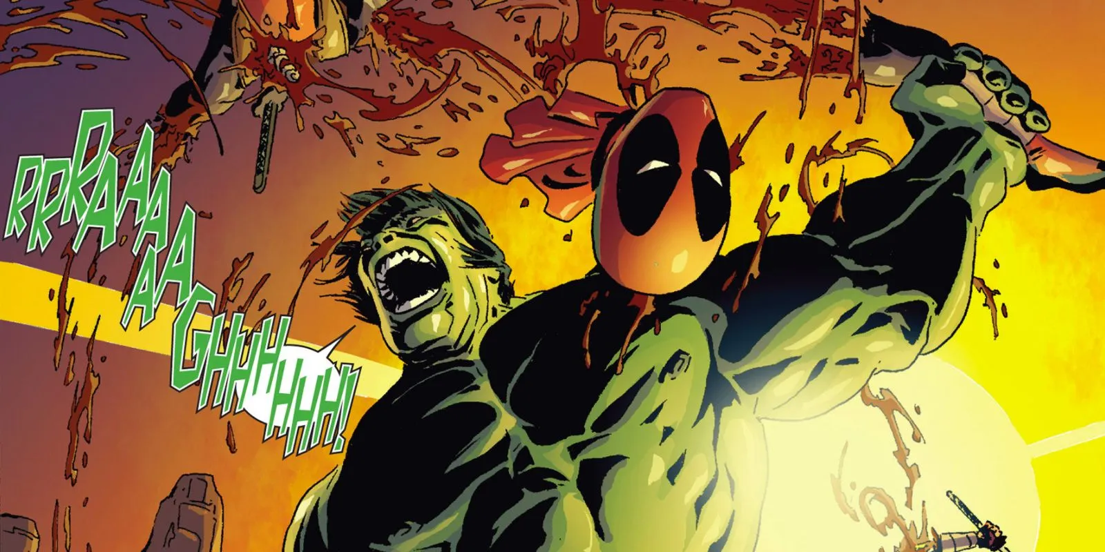 Hulk kills Deadpool in Marvel comics