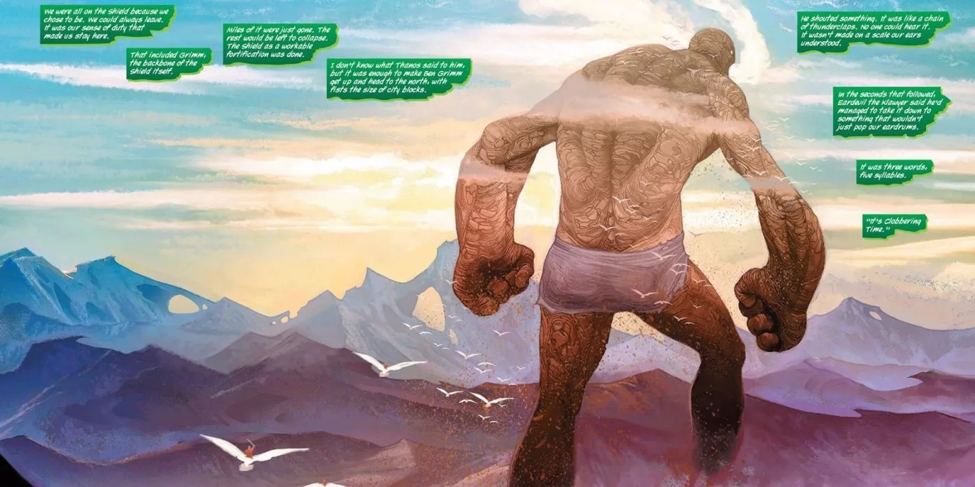 Hulk vs Thing Comic Hulk vs Thing Comic