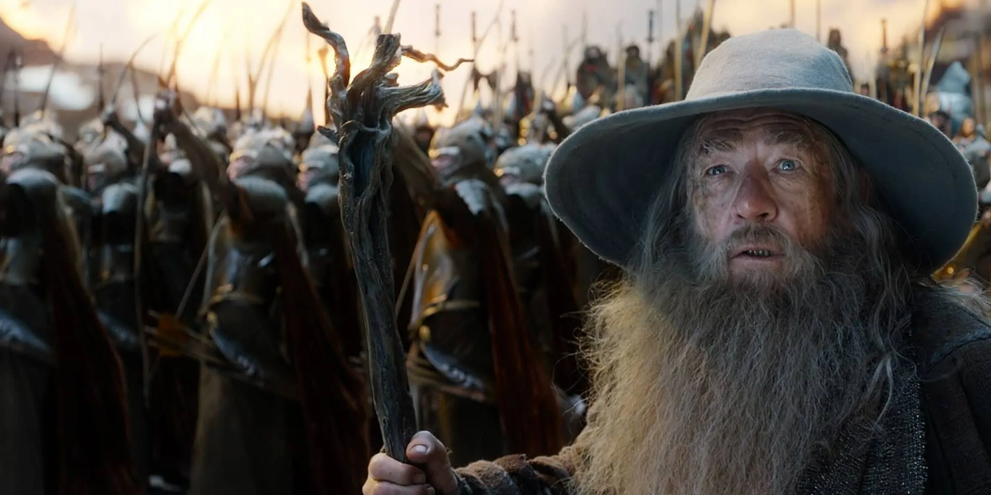 Ian McKellen as Gandalf in The Hobbit: The Battle of Five Armies Ian McKellen as Gandalf in The Hobbit: The Battle of Five Armies