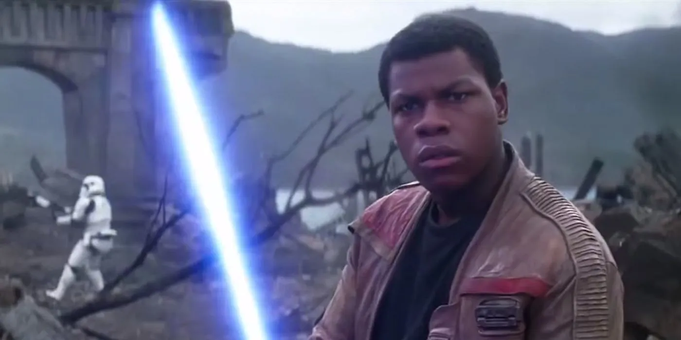Finn in The Force Awakens