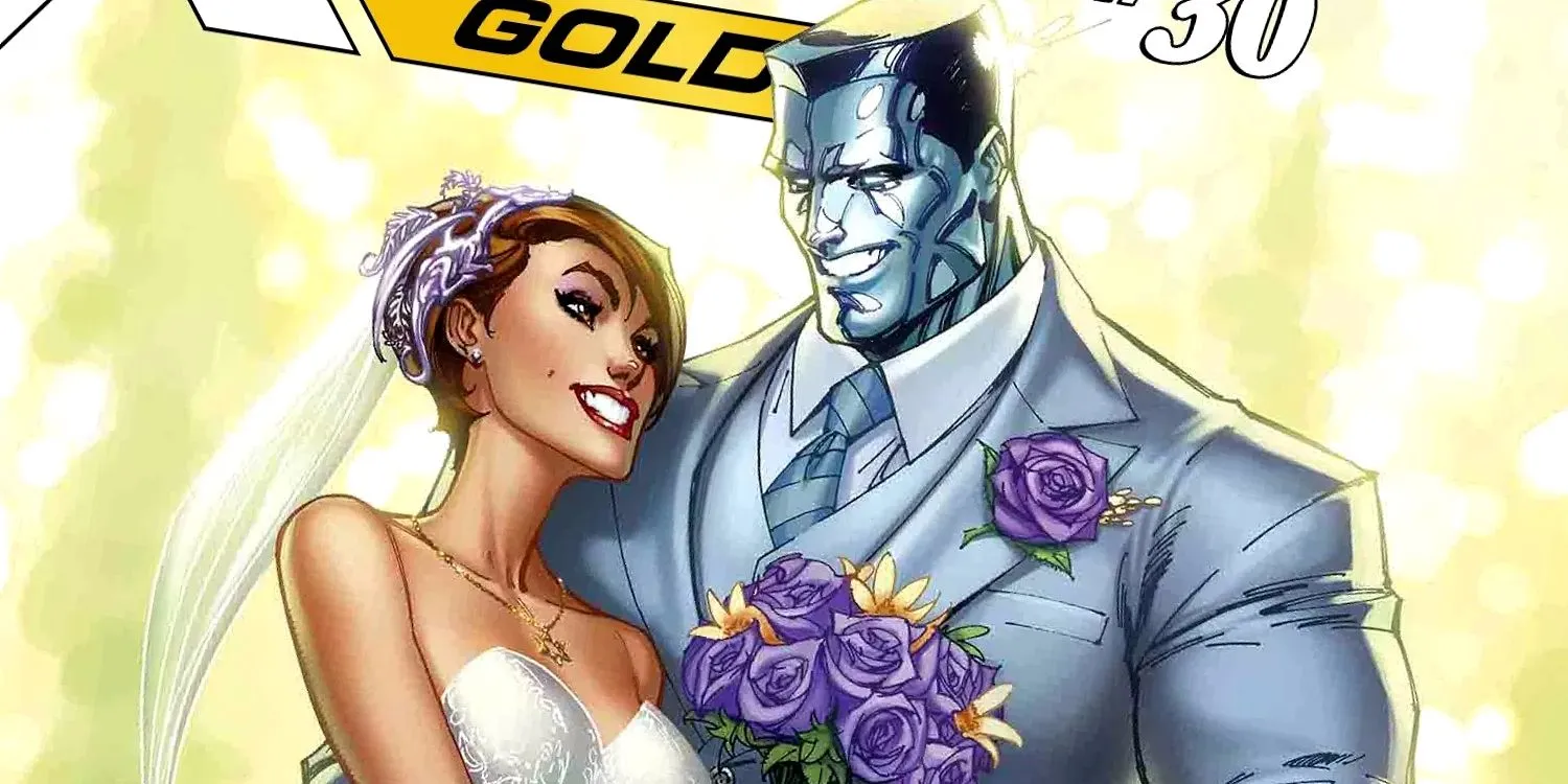 Kitty Pryde and Colossus wedding cover Kitty Pryde and Colossus wedding cover