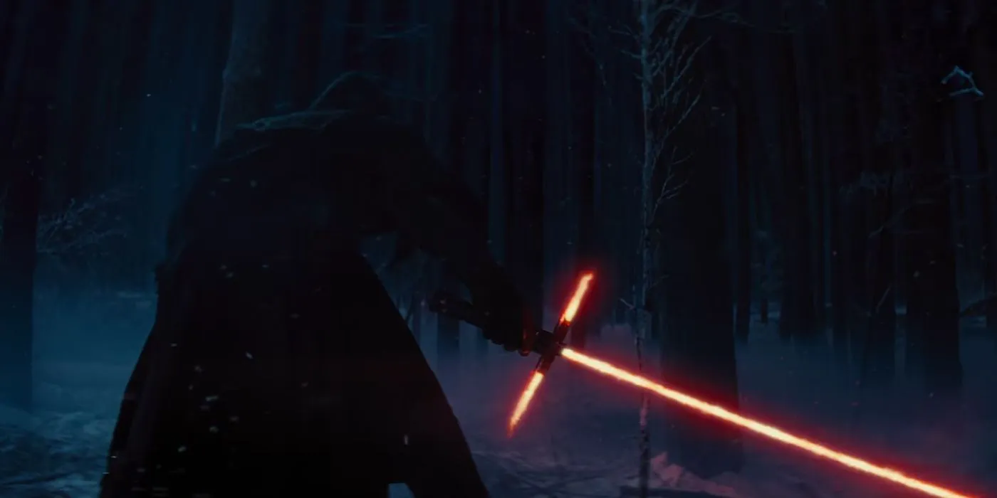 Kylo Ren in The Force Awakens
