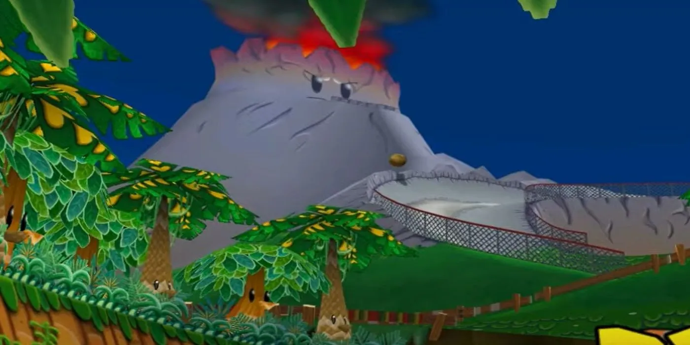 DK Mountain Volcano in Double Dash DK Mountain Volcano in Double Dash