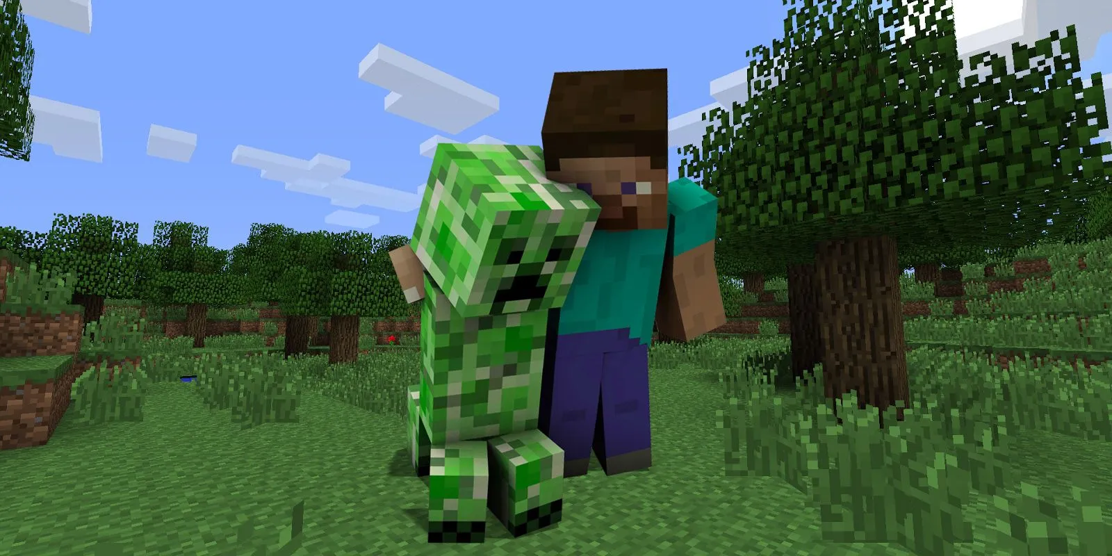 Steve and Creeper Steve and Creeper