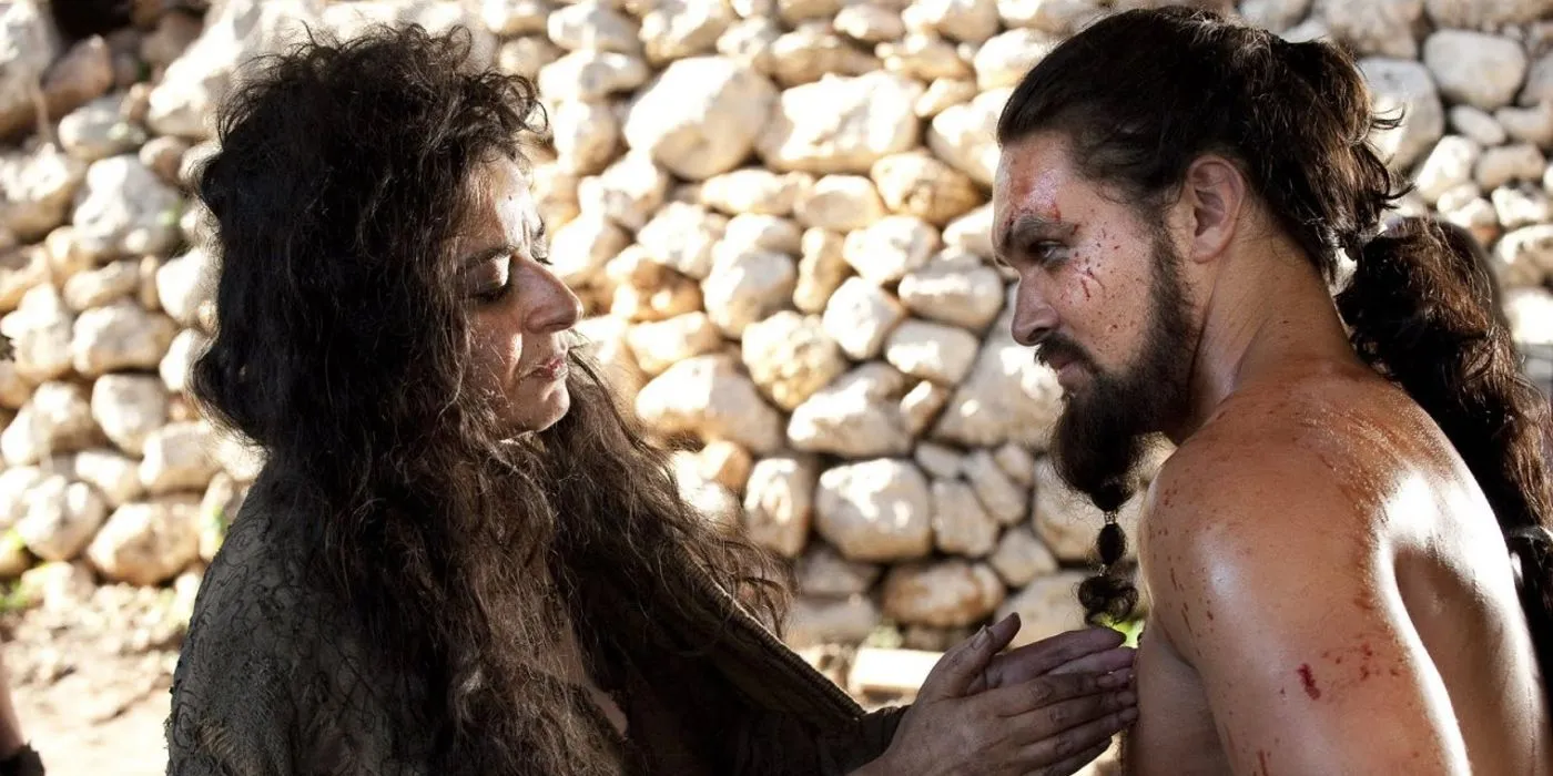 Mirri Maz Duur and Khal Drogo Mirri Maz Duur and Khal Drogo